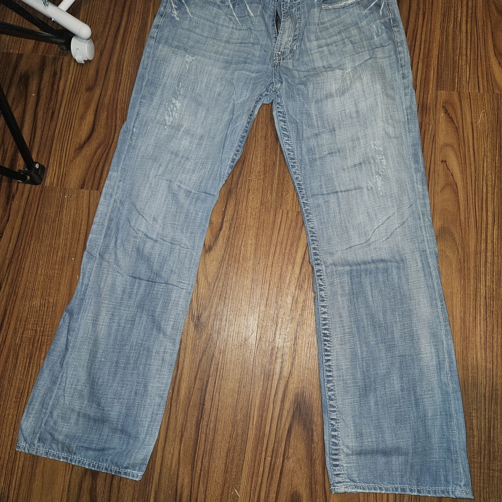 Big Star Men's Pioneer Bootcut Jeans 34R - Light Blue